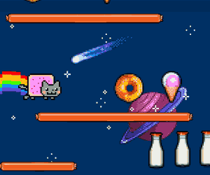 Jeu Nyan Cat Lost In Space
