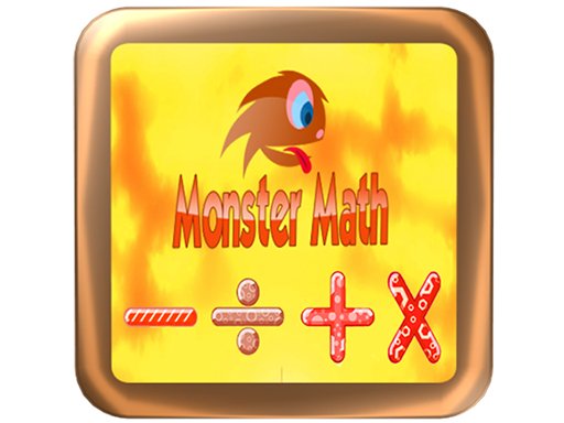 Jeu Monster math: addition, multiplication, division