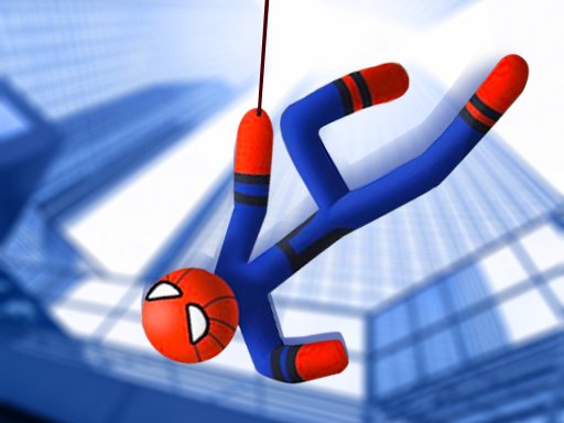 Jeu Stickman Swing Rope Hero