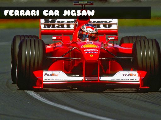 Jeu Ferrari Car Jigsaw