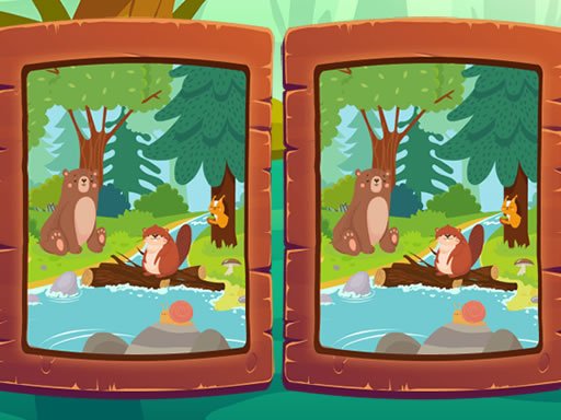 Jeu Spot the Difference – Animals