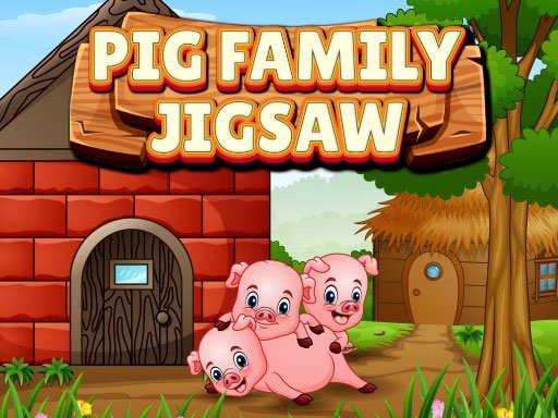Jeu Pig Family Jigsaw