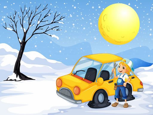 Jeu Snow Cars Jigsaw