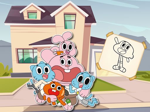 Jeu World Of Gumball Coloring