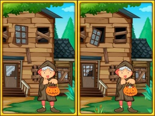 Jeu Spot The Differences Halloween