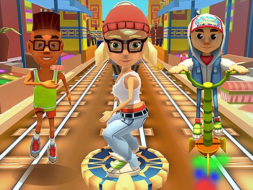 Jeu Train Surfers