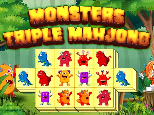 Jeu Monsters Triple Mahjong