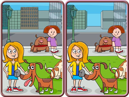 Jeu Spot The Difference City
