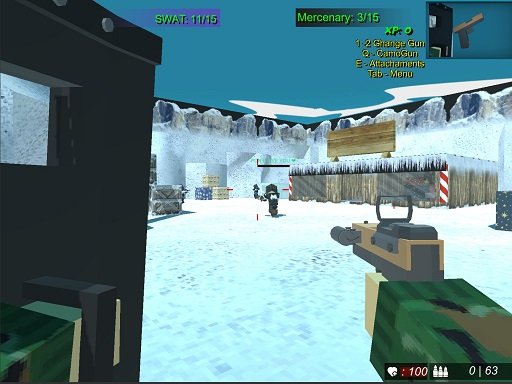 Jeu Blocky Combat Swat 2
