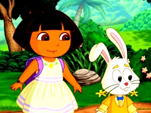 Jeu Dora Happy Easter Differences