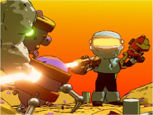 Jeu Run Gun Robots