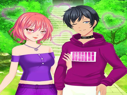 Jeu Anime Couple Dress up