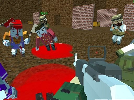 Jeu Blocky Warfare the Aweper Zombie