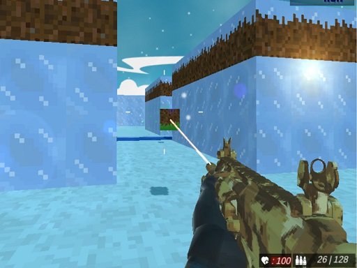 Jeu Blocky Swat Shooting IceWorld Multiplayer