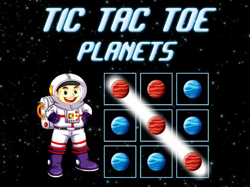 Jeu Tic Tac Toe Planets (Jeu de Morpion)