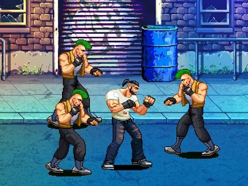 Jeu Beat Em Up Street Fight 2D