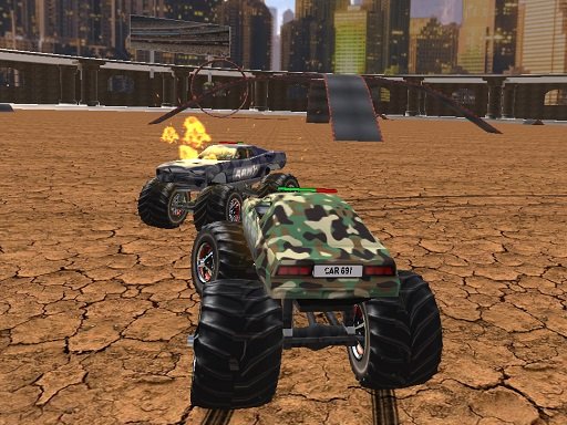 Jeu Démolition Monster Truck Army 2020