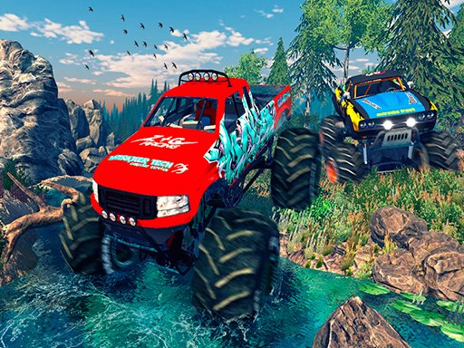 Jeu Monster 4×4 Offroad Jeep Stunt Racing 2019