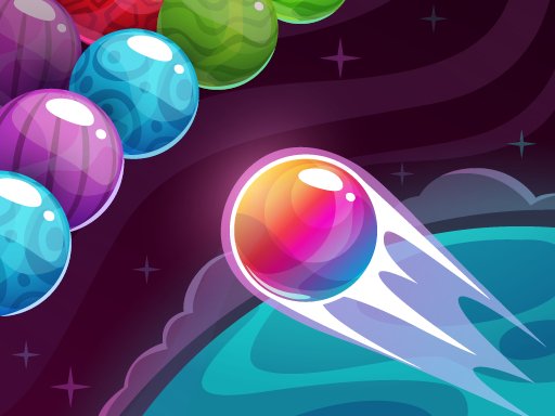 Jeu Bubble Shooter Colored Planets