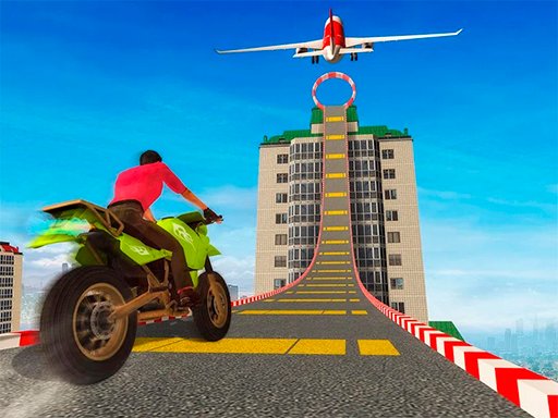 Jeu Cascade De Vélo Du Ciel 3D