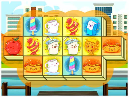 Jeu Foody Triple Mahjong