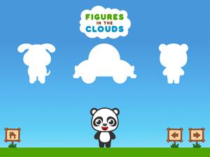 Jeu Chiffres Dans Les Nuages