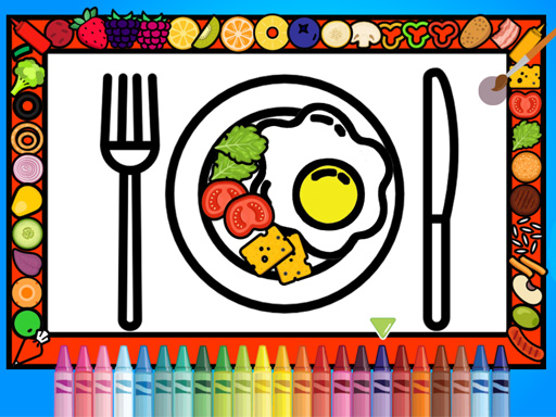 Jeu Colorer Et Décorer Assiette à Dîner