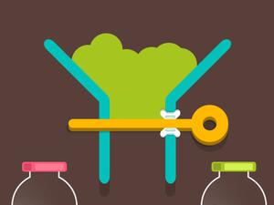 Jeu Colored Water & Pin