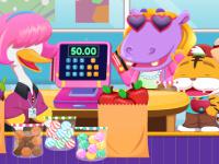 Jeu Supermarché Shopping drôle