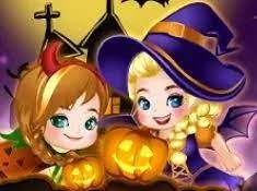 Jeu Elsa And Anna Halloween Story
